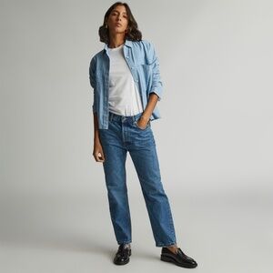 Everlane The Rigid Slouch Jean Blue Base - Size 30